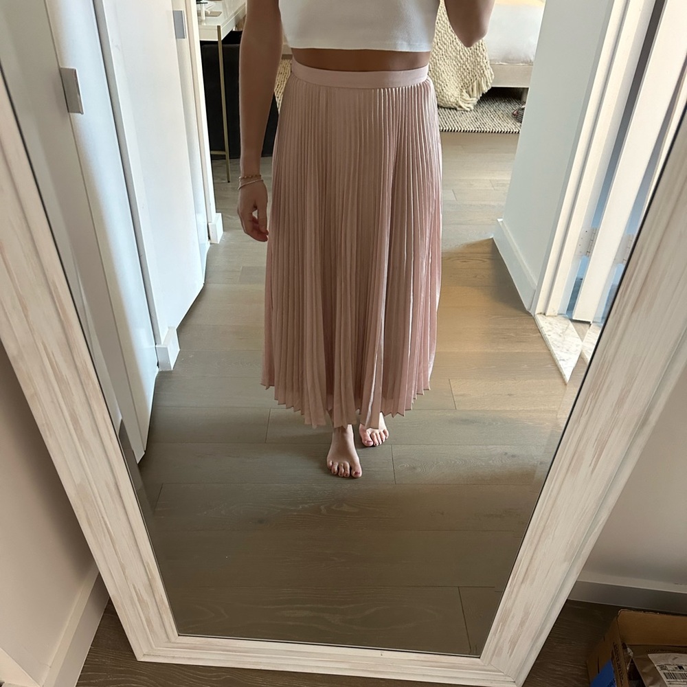 Club Monaco Pleated Maxi skirt